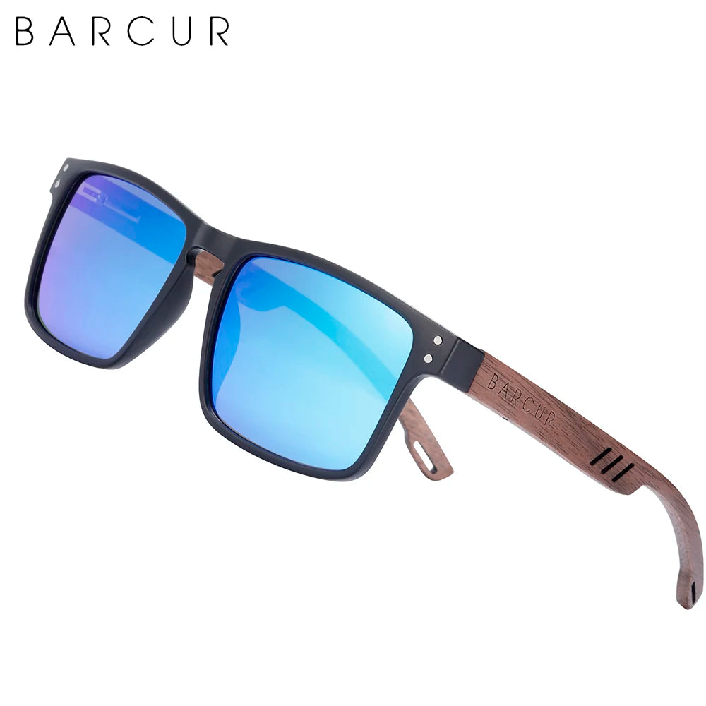 Barcur™  - Natural Walnut Sunglasses