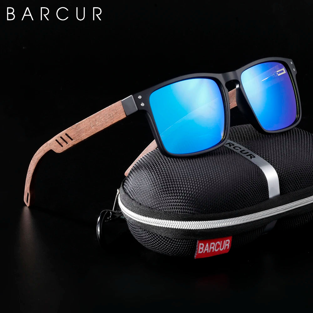 Barcur™  - Natural Walnut Sunglasses