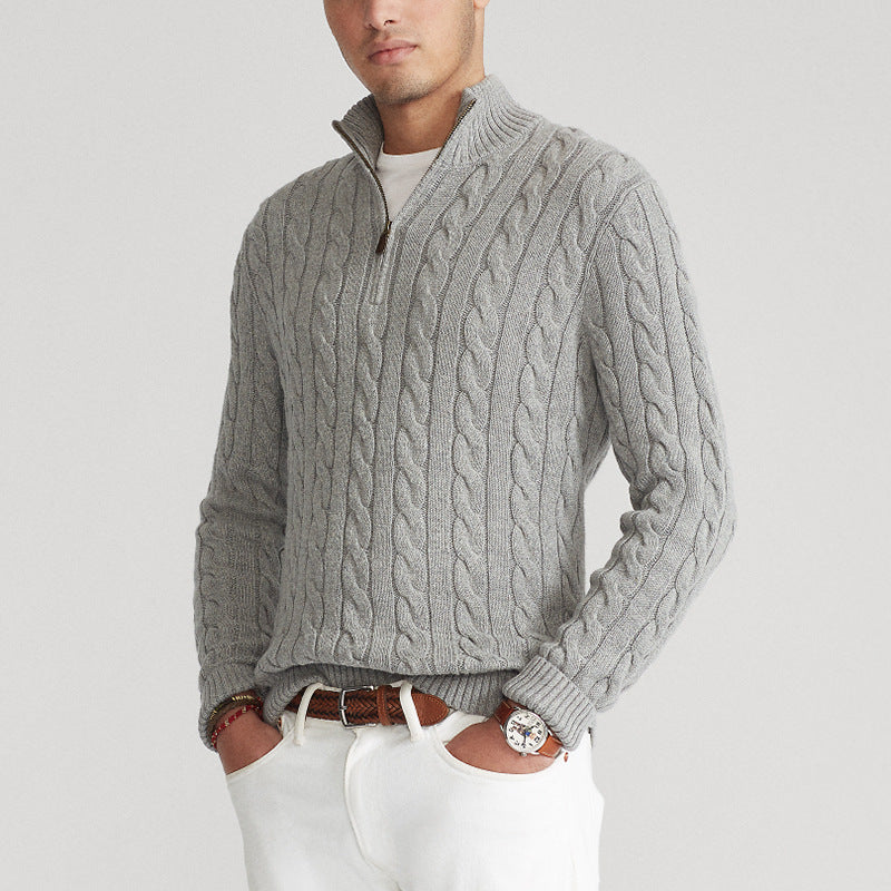 Dante Cable Knit Zip