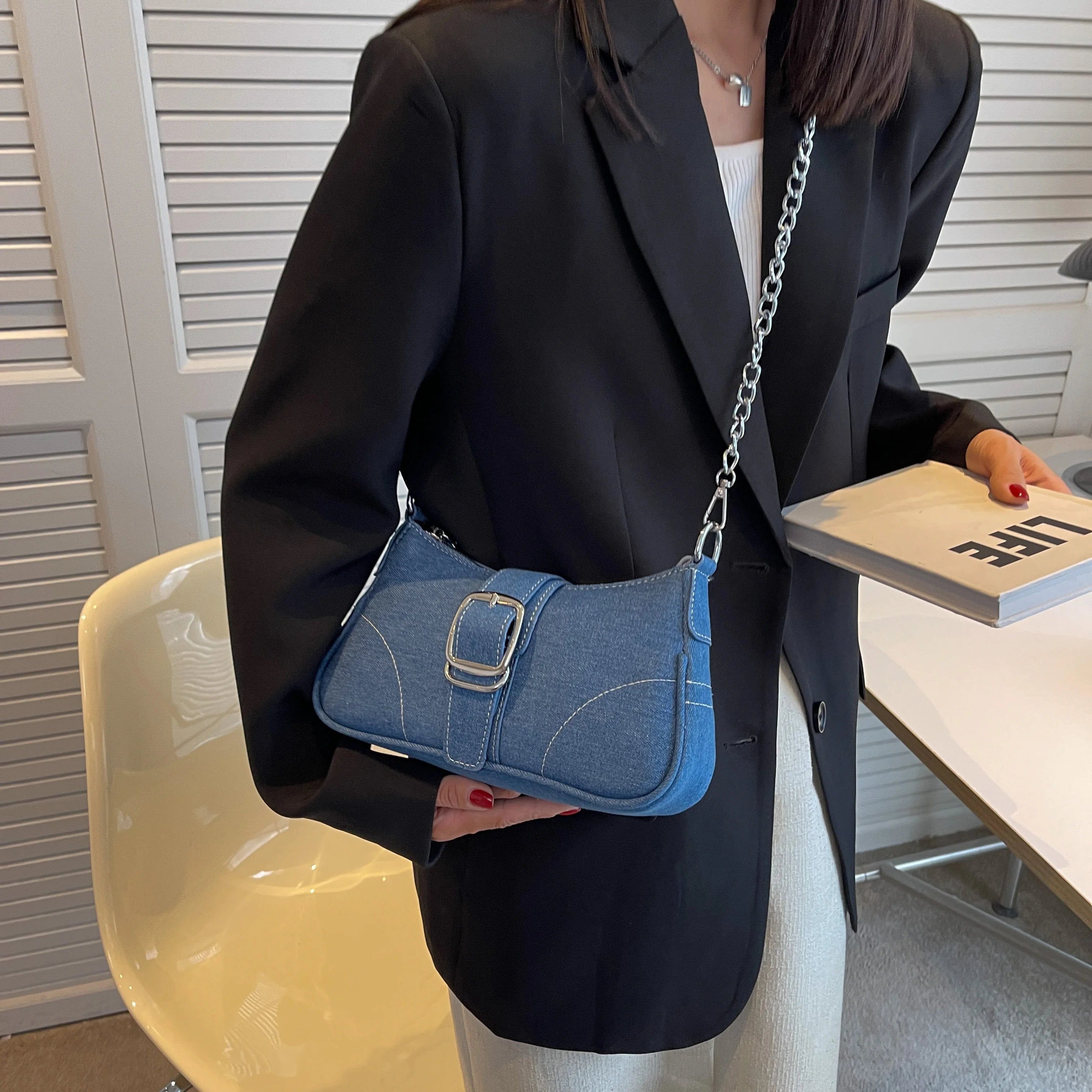 Veluto - Denim Hand Bag