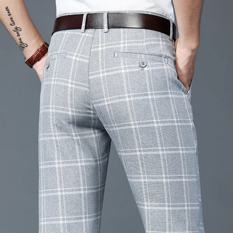 Caelum™ - Plaid Dress Pants