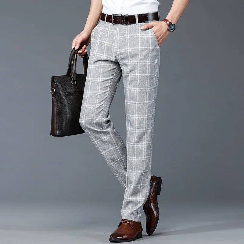 Caelum™ - Plaid Dress Pants