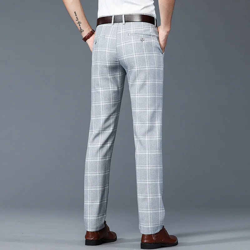 Caelum™ - Plaid Dress Pants