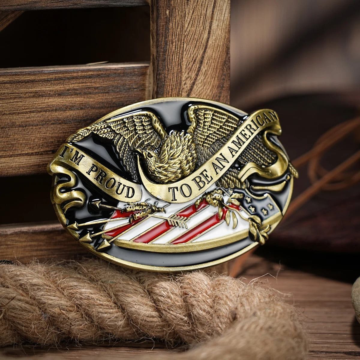 Empire Patriotic Belt Buckle